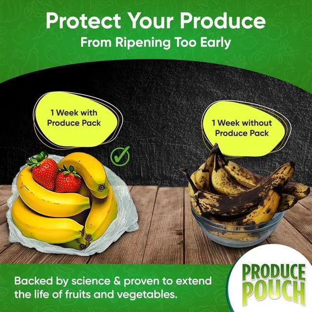 Alt view image 2 of 7 - 30-Pack (15M, 15L) Reusable Produce Bags for Refrigerator with Twist-Ties | Extend Shelf Life, Keeps Fruits, Vegetables & Herbs Fresh Longer, Reusable Vegetable Bags