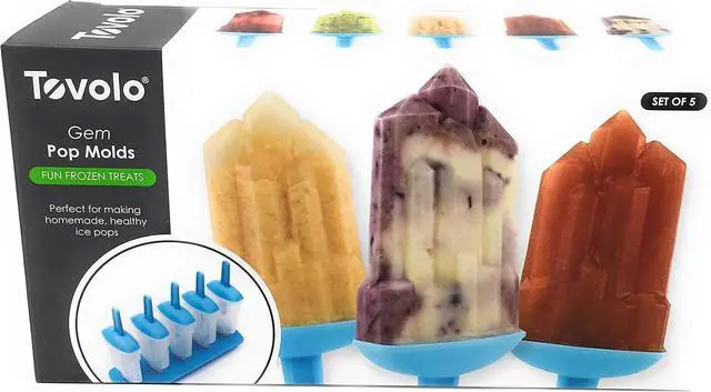 Main image of Tovolo Gem Freezer Pop Molds 5ct, 1 EA