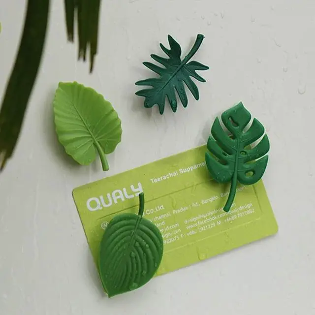 Alt view image 5 of 7 - Plant Fridge Magnets,8 Pcs Mini Tropical Leaves Refrigerator Magnets Cute Magnets for Locker Fridge Home Office Decor, 3D Monstera Plant Refrigerator Magnets (Plant)