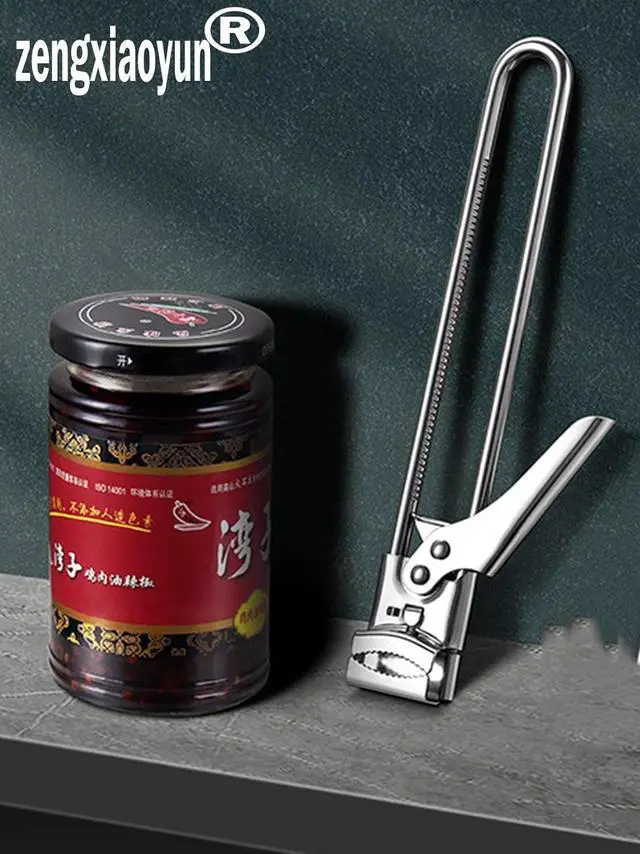 Alt view image 3 of 7 - Master Jar & Bottle Opener,Adjustable Multifunctional Stainless Steel Can Opener Jar Lid Gripper,Manual,Kitchen AccessoriesSilver