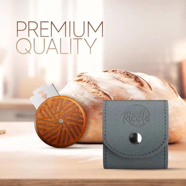 Alt view image 5 of 6 - RICCLE UFO Bread Lame, Sourdough Scoring Tool, 15 Blades with Storage Cover