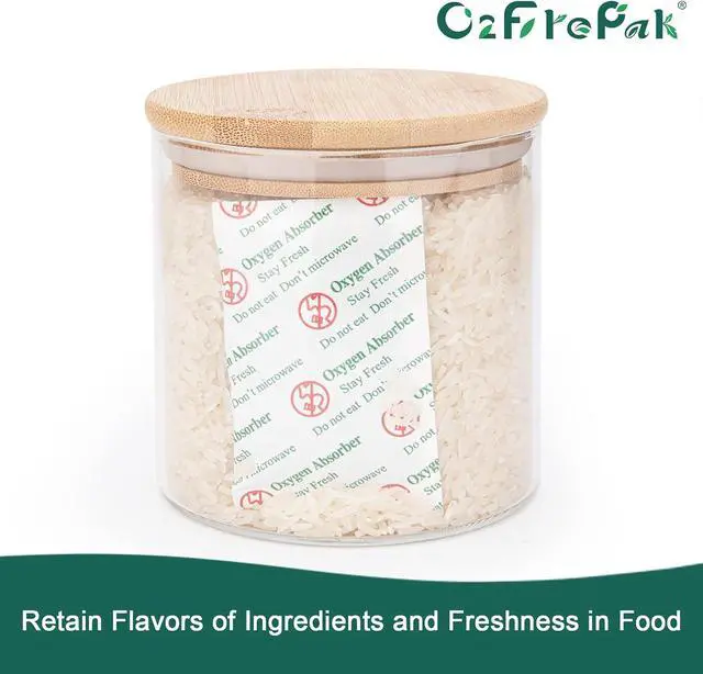 Alt view image 5 of 6 - O2frepak 200CC(100Packets) Food Grade Oxygen Absorbers Packets Food Storage | Oxygen Absorbers For Food Storage,With Oxygen Indicator In Vacuum Bag