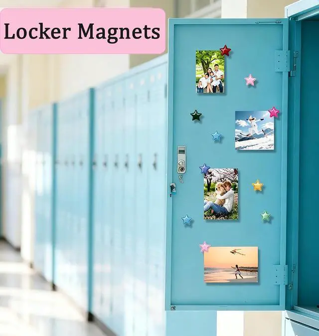 Alt view image 5 of 7 - KEYDUACU Cute Fridge Magnets,Colorful Strong Star Magnets Refrigerator | Colorful 3D Craft Decor Magnet,Fun Strong Fridge Magnets for Kitchen,Office Whiteboard, Cabinet and Locker