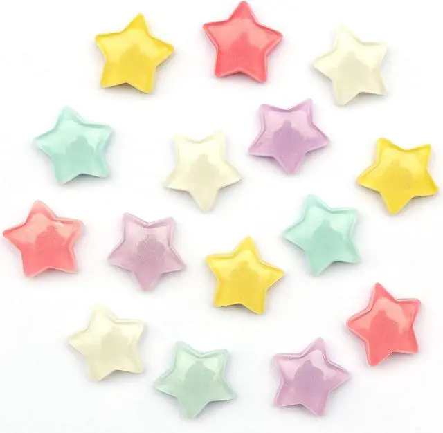 Main image of KEYDUACU Cute Fridge Magnets,Colorful Strong Star Magnets Refrigerator | 15Pcs Luminescence 3D Craft Decor Magnet,Fun Strong Fridge Magnets for Kitchen,Office Whiteboard, Cabinet and Locker