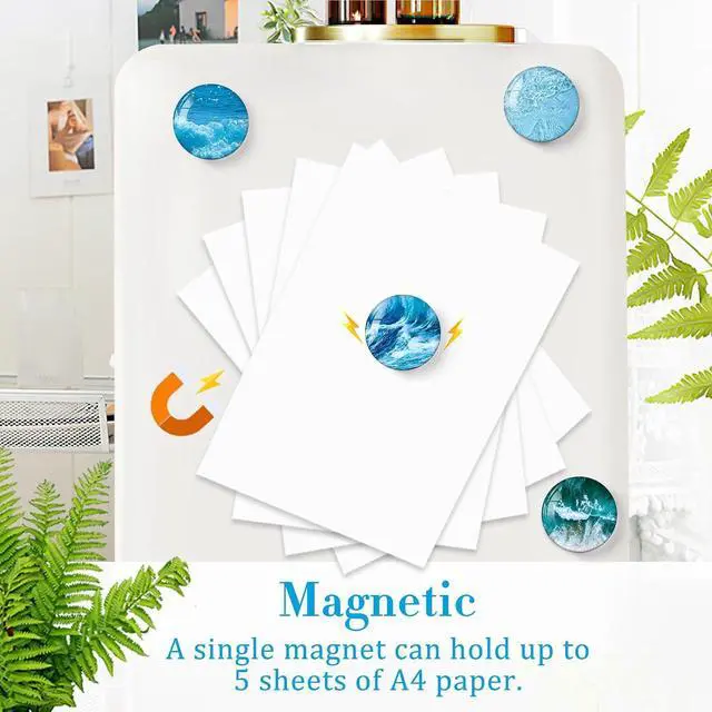 Alt view image 6 of 6 - MORCART 16PCS Fridge Magnets, Ocean Magnets Decoration for Refrigerator Locker Whiteboard Decorative Magnetic Board Cabinets Classroom Office Cubicle School Cute