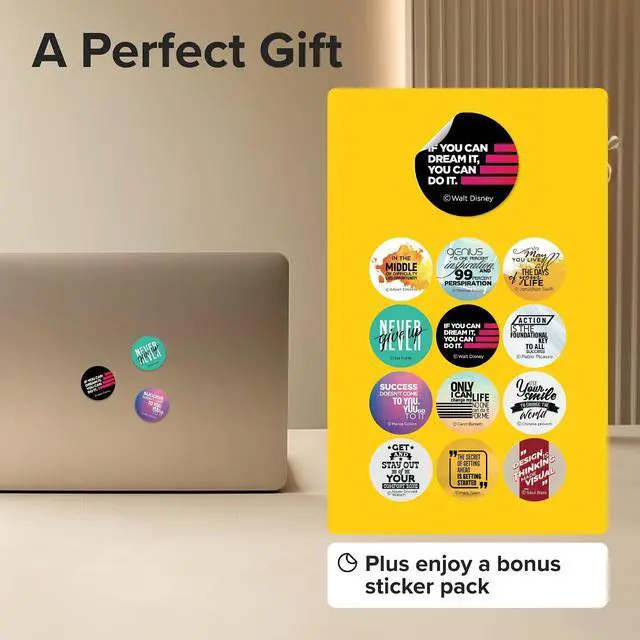 Alt view image 6 of 7 - Super Cute Glass Fridge Magnets, Motivational, 12 pcs | Decorative Refrigerator & Locker Magnets, Strong Grip, Great for Photos, Notes, Whiteboard, Office & School