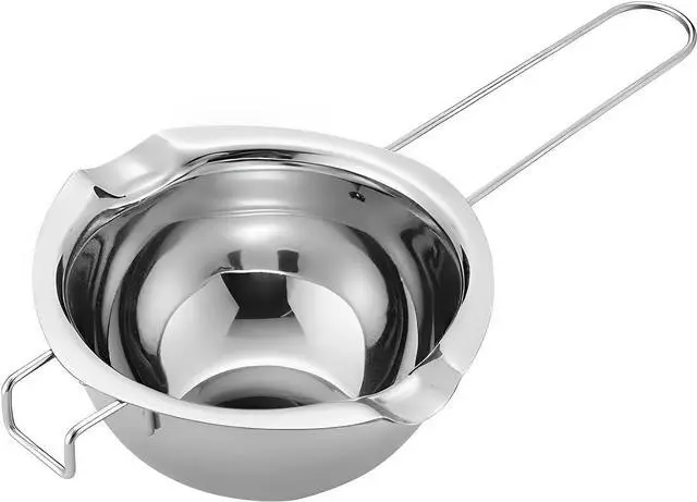 Main image of 480ML Stainless Steel Double Boiler Universal Melting Pot for Melting Chocolate, Candy, Candle, Soap and Wax(304 Steel)