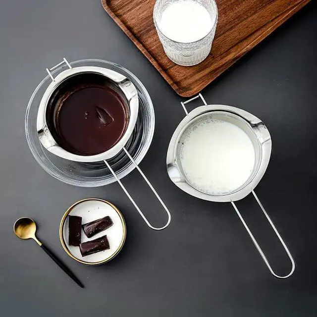 Alt view image 5 of 7 - 480ML Stainless Steel Double Boiler Universal Melting Pot for Melting Chocolate, Candy, Candle, Soap and Wax(304 Steel)
