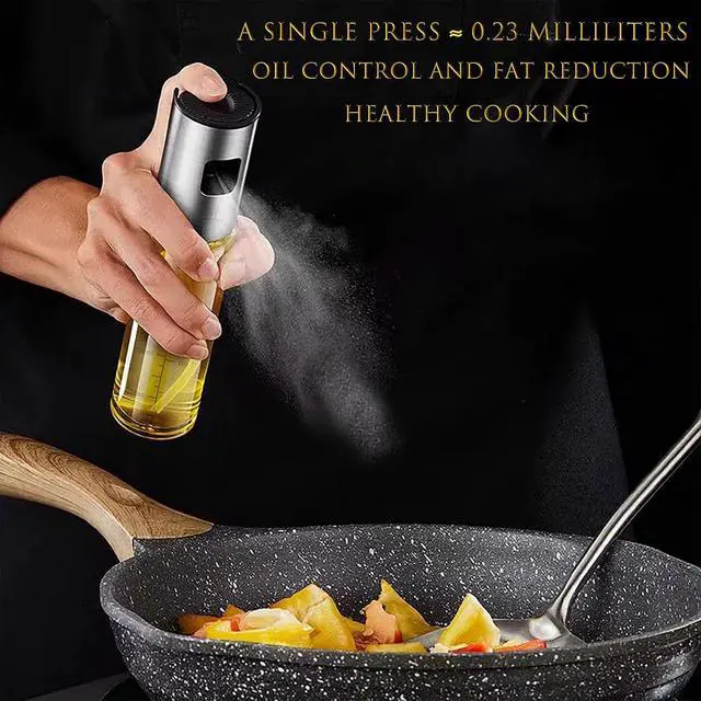 Alt view image 3 of 7 - Oil Sprayer for Cooking,Olive Oil Spritzer,Olive Oil Spray Bottle for Salad, BBQ, Kitchen Baking, Roasting (100ml) (1)