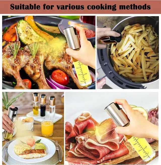 Alt view image 6 of 7 - Oil Sprayer for Cooking,Olive Oil Spritzer,Olive Oil Spray Bottle for Salad, BBQ, Kitchen Baking, Roasting (100ml) (1)