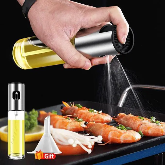 Alt view image 7 of 7 - Olive Oil Sprayer for Cooking Oil Spritzer Mister for Air Fryer Canola Vinegar Vegetable Oil Portable Mini Bottle Kitchen Gadgets for BBQ/Pan/Salads/Baking (1 Pack)
