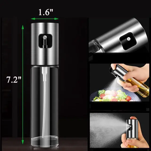 Alt view image 6 of 7 - Olive Oil Sprayer for Cooking Oil Spritzer Mister for Air Fryer Canola Vinegar Vegetable Oil Portable Mini Bottle Kitchen Gadgets for BBQ/Pan/Salads/Baking (1 Pack)