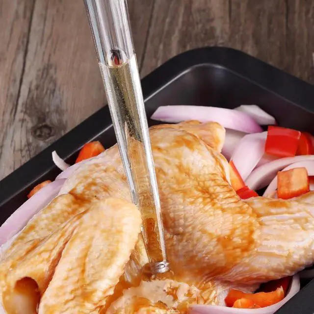 Alt view image 2 of 7 - Long Turkey Basters for Cooking with Measurements, Only for Room Temperature Liquids, Blue and Black Color
