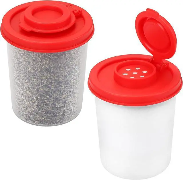 Main image of Accmor Salt and Pepper Shakers, 3oz Salt Shaker to go Moisture Proof Salt Pepper Shakers Spice Container Dispenser for Camping Picnic Lunch Boxes Travel Kitchen