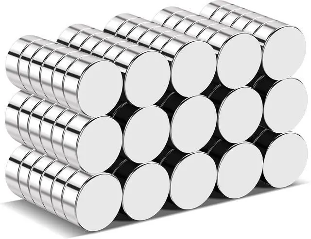 Main image of TRYMAG 90Pcs Small Magnets, 8x3mm Neodymium Magnet for Crafts | Tiny Mini Round Refrigerator Magnets, Multi-Use for 3D Printing, Fridge, DIY, Office, Hobbies and Science