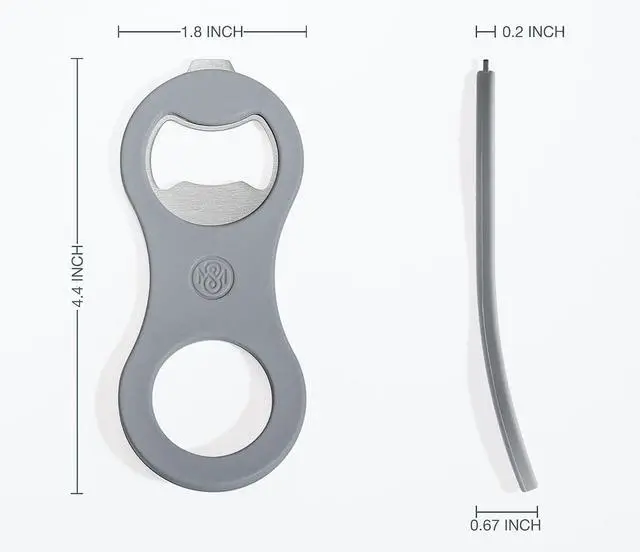 Alt view image 7 of 7 - 2 in 1 Magnetic Beer Bottle Opener for Refrigerator and RV with Cap Catcher, Soft Touch Silicone Surface Protect Fridge, Pop Can Soda Can Opener for Long Nails, Ideal Gift