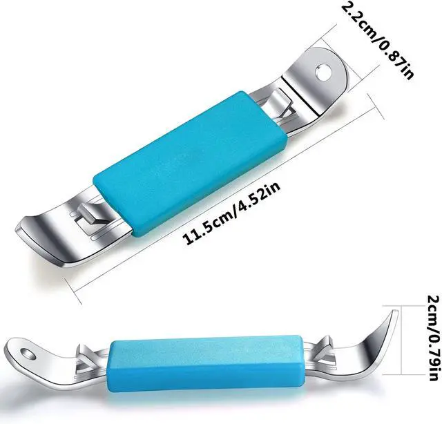 Alt view image 3 of 6 - 3 Pieces Magnetic Bottle Openers Can Opener Classic Beer Opener Stainless Steel Small Bottle Opener Can Tapper with Magnet for Camping and Traveling HANCELANT (Black Blue Fuchsia)