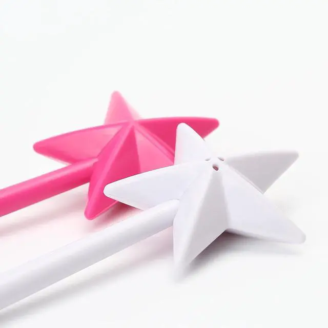 Alt view image 4 of 7 - 2PCS Salt and Pepper Wand Shaker Magic Fairy Star, Pentagram Shape, Three Hole Dispenser, Refillable, Removable, Light, One Hand Operation, Kitchen Accessories for Halloween and Christmas