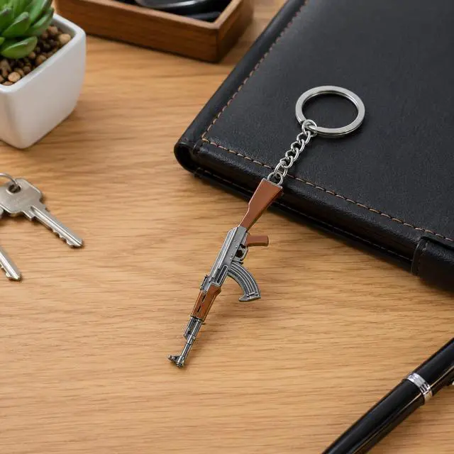 Alt view image 6 of 6 - AK-47 Keychain Bottle Openers | Outdoor Campaign Bar Restaurant Portable Wine Opener Best Gift for Men Soldier