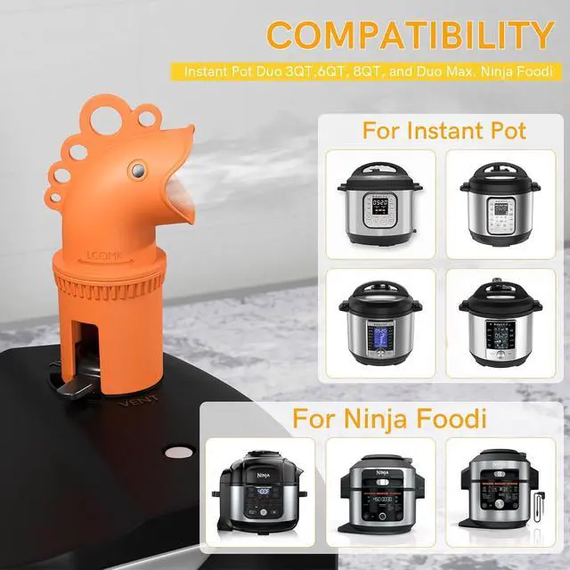 Alt view image 7 of 7 - Steam Release Diverter Accessory for Instant Pot & Ninja Foodi | Instant Pot Steam Diverter, Pressure Cooker Accessories Compatible With Ninja Foodi/Instant Pot Duo 3qt/6qt/8qt/Duo Max