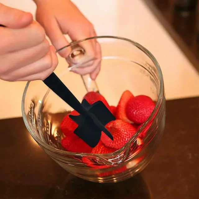 Alt view image 6 of 6 - Meat Chopper Ground Beef Masher Tool for Hamburger | 5 Curve Blades Heat Resistant Meat Masher Tool, Turkey and More, Nylon Hamburger Chopper Utensil Non-scratch Utensils-Black