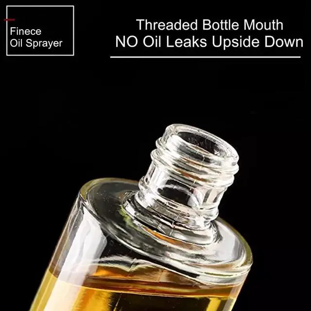 Alt view image 5 of 7 - Oil Sprayer for Cooking, 100ml Olive Oil Sprayer Mister for Air Fryers, Oil Spray Bottle, Vinegar Soy Sauce Dispenser, Oil Mister with Stainless Steel Cap, for Baking Roasting Frying Use