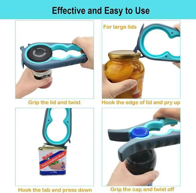 Alt view image 7 of 7 - Otstar Jar Opener & Bottle Opener for Seniors with Arthritis, Weak Hands | Adjustable Lid Opener Effortlessly Opens Jars, Bottles & Pop-Top Cans, Great for Senior Parents, Grandparents, or Loved Ones