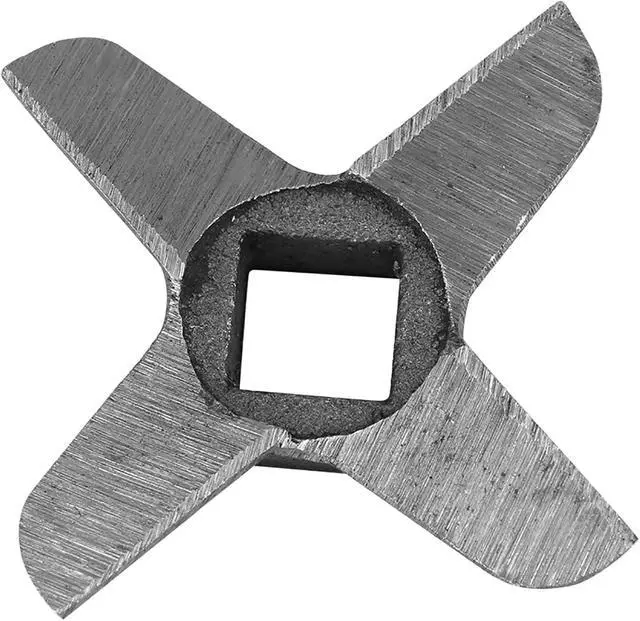 Alt view image 3 of 3 - Cross-shaped Food Meat Grinder Blade Mincers Cutter Part Professional Stainless Steel Home Kitchen (#8)