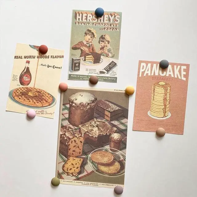 Alt view image 6 of 7 - 12PCS Strong Colorful Decorative Cute Matte Fridge Magnets | Strong, Decorative, Cute - Refrigerator Magnets For Office, Whiteboard, Cabinets, Kitchen, Dishwasher