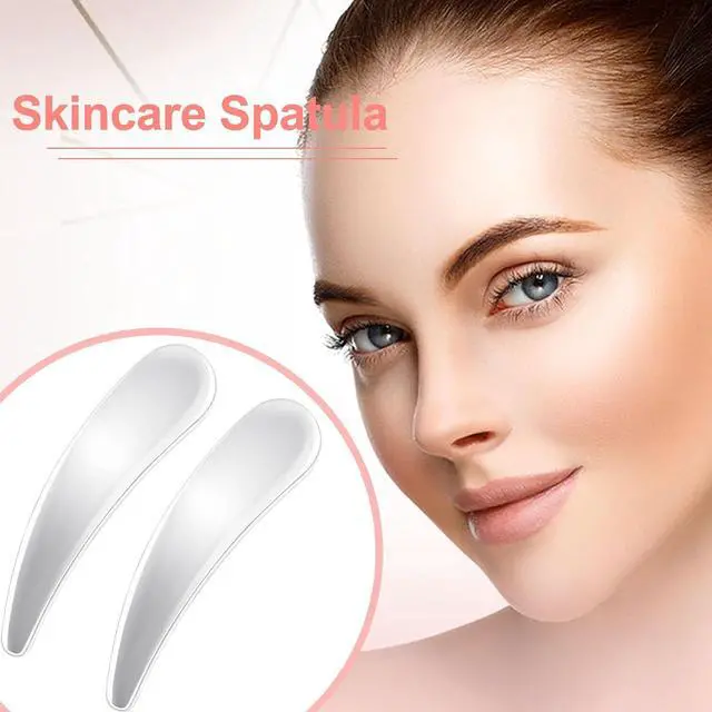 Alt view image 4 of 6 - Pndeyo Mini Stainless Steel Makeup Spatula | Reusable, Cosmetic Cream Spatulas Spoon, Skincare Scoop, for Mixing and Sampling Face Eye Cream