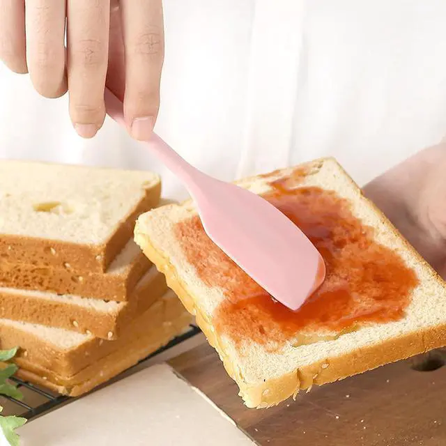 Alt view image 6 of 7 - 4 PCS Mini Silicone Spatulas 8.2 Inch Rubber Spatula,Nonstick Cookware | Small Rubber Spatula Mixing Tool for Baking,Cooking,Macaron Colors