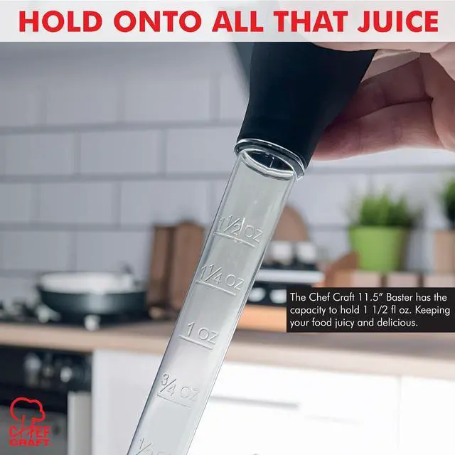 Alt view image 5 of 7 - Chef Craft Classic Baster with Clear Tube, 11.5 inches in Length, Black