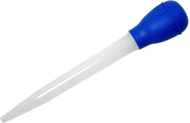 Main image of Chef Craft Basic Nylon Tube Baster, 11.5 Inches in Length, White/Blue