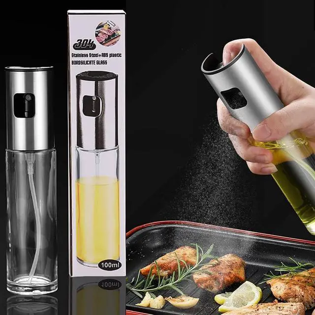 Alt view image 7 of 7 - Oil Sprayer for Cooking Olive Oil Sprayer Mister for Air Fryer Vegetable Vinegar Oil Portable Mini Kitchen Gadgets for Baking,Salad,Grilling,BBQ,Roasting(1 Pack)