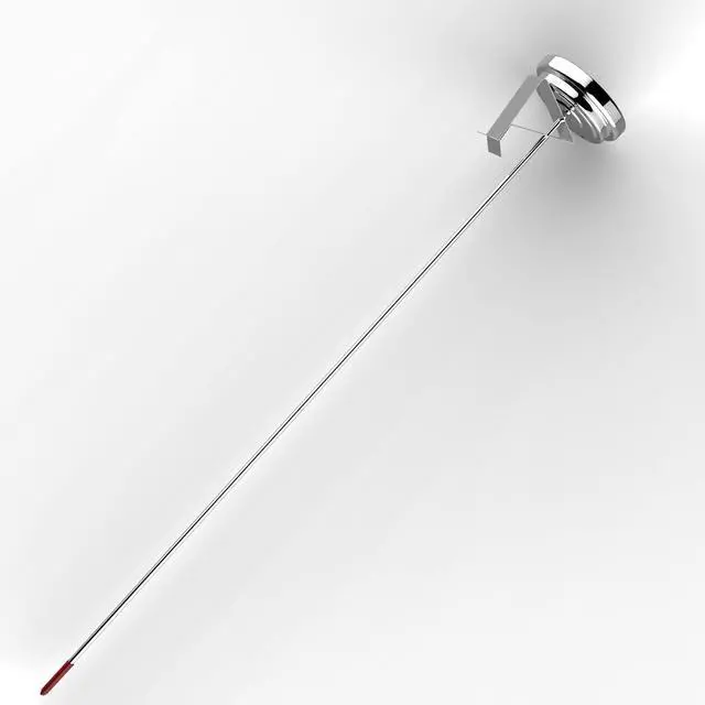Alt view image 3 of 6 - Lightbeam 16" Long Stem Deep Fry Thermometer with Pot Clip, Instant Read 2" Dial Meat BBQ Turkey Thermometer Candy Thermometer for Deep Fry, Turkey, Grill, Candy & Coffee etc