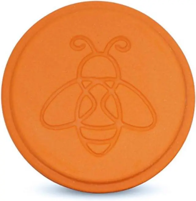 Main image of ENOLVO Terracotta Brown Sugar Saver- Brown Sugar Keeper Disc and Stone | Maintain Food Moisture in Storage Container - Terra Cotta Bear Softener Alternative (1 Pack)