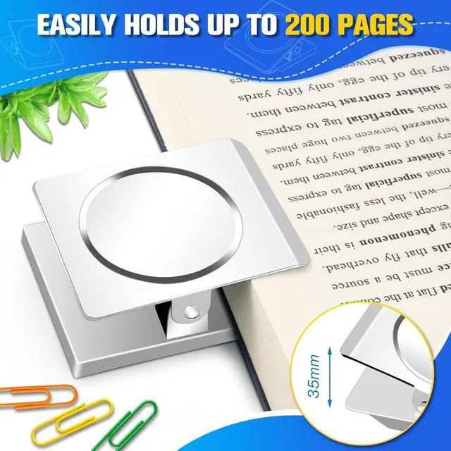 Alt view image 6 of 7 - Grtard 2 Pack Extra Large Magnetic Clips, 2.2 Inch Magnet Clips Heavy Duty | Strong Magnet Clip for Fridge, Clip Magnets for Refrigerator, Whiteboard, Classroom, Kitchen, Office Organizer (Silver)