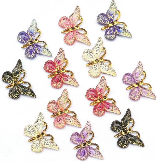 Main image of KEYDUACU Cute Fridge Magnets,12Pcs Butterfly Magnets for Locker Whiteboard | 3D Colorful Butterfly Decoration Magnet,Strong Refrigerator Magnets for Kitchen, Office,Cabinet and Dishwasher