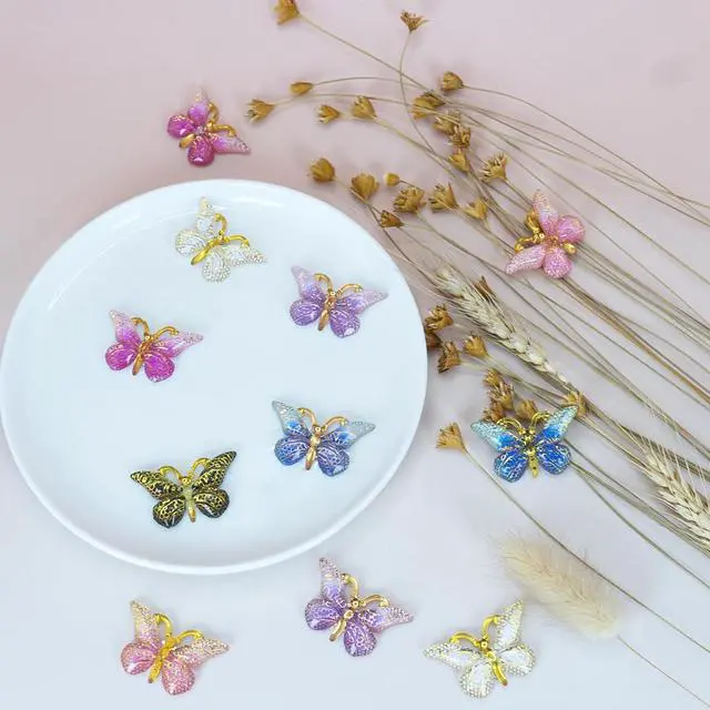 Alt view image 2 of 7 - KEYDUACU Cute Fridge Magnets,12Pcs Butterfly Magnets for Locker Whiteboard | 3D Colorful Butterfly Decoration Magnet,Strong Refrigerator Magnets for Kitchen, Office,Cabinet and Dishwasher