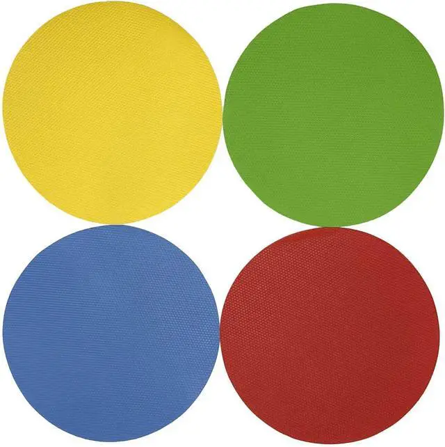 Main image of 4 Pack Rubber Jar Opener Grippers, 4.9 Inch Round Bottle Opener, Jar Opener for Seniors with Arthritis(Blue,Red,Green,Yellow)