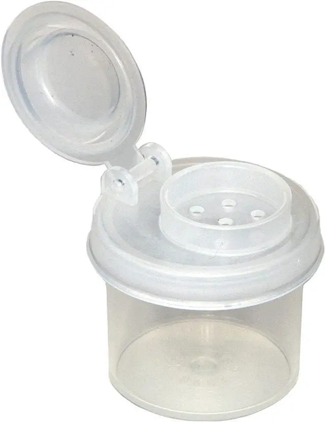 Alt view image 5 of 7 - BRAZZA Salt and Pepper Shakers Moisture Proof Set, Perfect to go Camping Picnic Outdoors Kitchen Lunch Boxes Travel Spice Set Clear