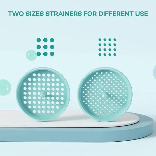 Alt view image 6 of 7 - Pisol Wide Mouth Funnel for Kitchen Use for Filling Bottles with Bags | Food Grade Plastic, BPA Free, 5 Sizes Mouth, 2 Strainers, Rotating Screw Design, Easy to Clean, Dishwasher Safe