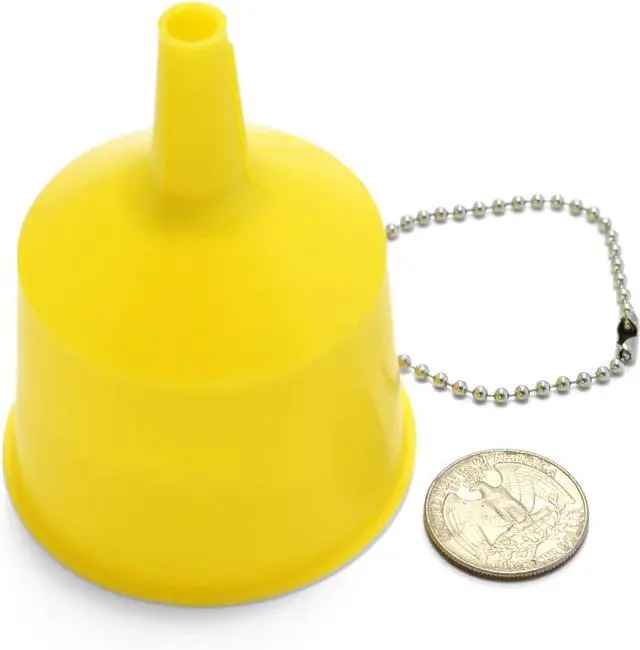 Alt view image 4 of 6 - Coghlan's High-Strength Polypropylene Funnel with Brass Strainer, Ideal for Refilling Camp Stoves and Lanterns with Fuel; Mess-Free Design for Quick and Easy Pouring at Campsites and Home