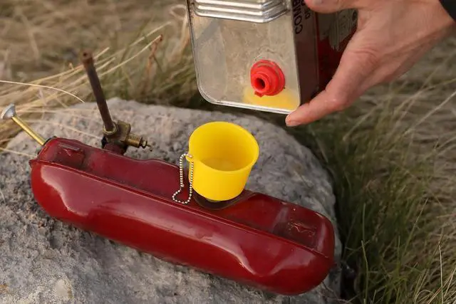 Alt view image 5 of 6 - Coghlan's High-Strength Polypropylene Funnel with Brass Strainer, Ideal for Refilling Camp Stoves and Lanterns with Fuel; Mess-Free Design for Quick and Easy Pouring at Campsites and Home