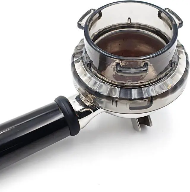 Alt view image 3 of 5 - 54mm Dosing Funnel for Breville 8 Series Barista portafilters | Bambino Espresso Machines Dosing Funnel Fit for Breville Gray