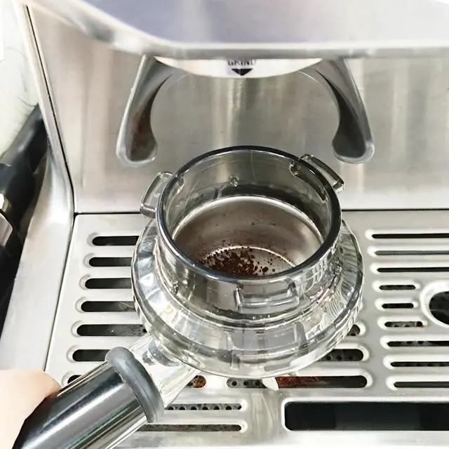 Alt view image 4 of 5 - 54mm Dosing Funnel for Breville 8 Series Barista portafilters | Bambino Espresso Machines Dosing Funnel Fit for Breville Gray