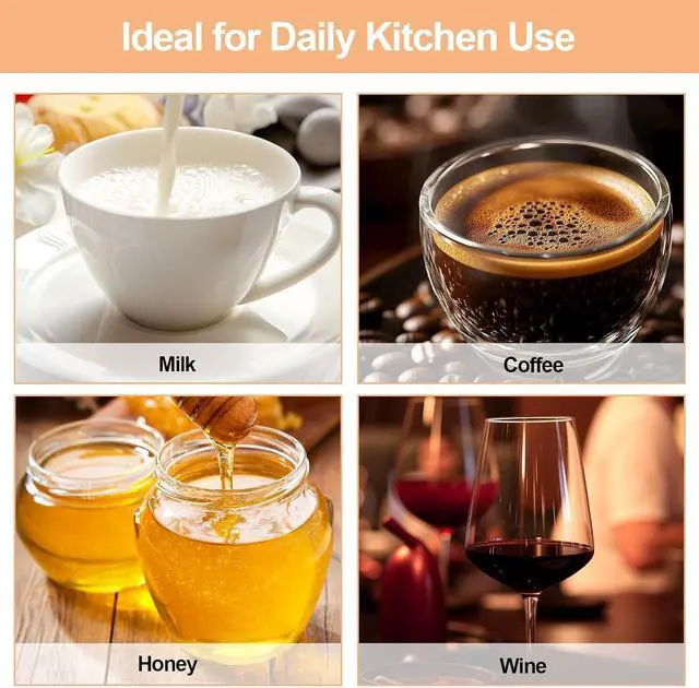Alt view image 4 of 6 - Ultra-Fine Nylon Mesh Strainer- Mini Kitchen Colander for Coffee, Milk, Yogurt, Juice - Non-Slip Handle & Hanging Hole (200 Mesh)