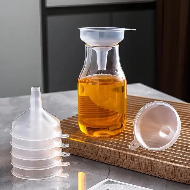 Alt view image 6 of 7 - Small Funnel Kit, 9 Pack, 3 Sizes with Droppers for All Small Bottles | Ideal for essential oils, kitchen, water bottles, skincare, hair & body care, capsules, pet use & precision DIY dispensing
