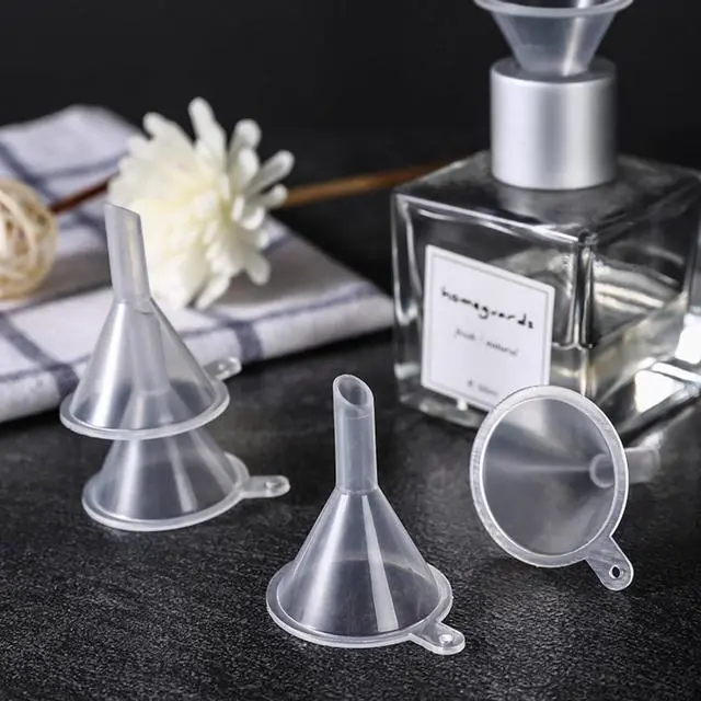 Alt view image 7 of 7 - Small Funnel Kit, 9 Pack, 3 Sizes with Droppers for All Small Bottles | Ideal for essential oils, kitchen, water bottles, skincare, hair & body care, capsules, pet use & precision DIY dispensing