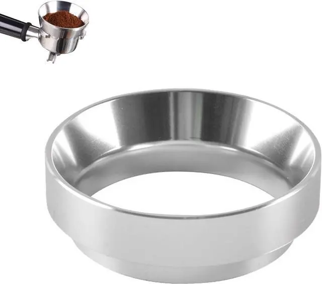 Main image of Espresso Dosing Funnel Precision Aluminum Alloy Coffee Dosing Ring Accessories Set for Portafilter Hands-Free (51mm)